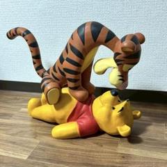 42cm大型】ディズニーストア限定 くまのプーさん&ティガー 置物