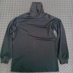 X-TEAM　SPORTS　ハイネック　ブラック　長袖ロングアンダーシャツ
