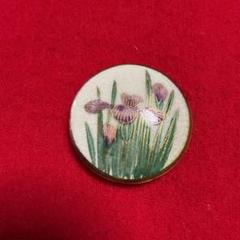 ランキング2025 薩摩ボタン メルカリ - 菖蒲柄 手描 30mm アンティーク 小物