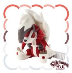 ルガルガン　ぬいぐるみ　まよなかのすがた　レッド　38cm　紙袋付【残3限定】 ルガルガン ぬいぐるみ まよなかのすがた レッド 38cm 紙袋付