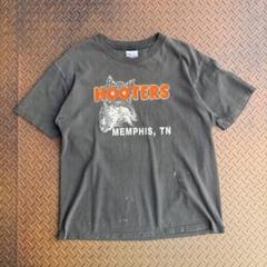 90sHOOTERS Tシャツ フェード 企業系 フクロウ アニマル HANES 90sHOOTERS Tシャツ フェード 企業系 フクロウ アニマル HANES