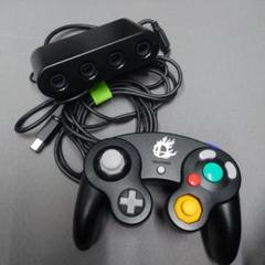 【セット】ゲームキューブコントローラー『旧スマブラモデル』＋GCコン接続タップ