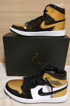 【未使用】Jordan 1 High G ゴルフ ブラック/メタリックゴールドのサムネイル