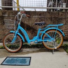 RAISE 幼児用自転車 ブラック/ブルー 前カゴ付き！引き取り希望！
