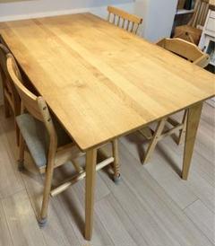 ✴︎送料込み　モモナチュラル　ダイニングテーブル　無垢｜オーク材 ORDER DINING TABLE / OAK - MOMO NATURAL