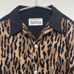 即完売美品！ワコマリア　レオパード50's shirt Lサイズ