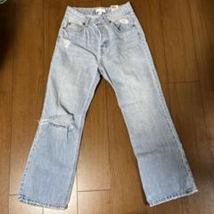 H＆M ダメージデニムパンツ