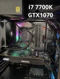 大容量自作ゲーミングPC/Core i7-7700/16G/GTX1070Ti 自作ゲーミングPC ֎ Core i7-7700k ֎ GTX-1070ti