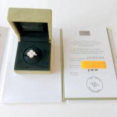 ヴィンテージ アルハンブラ リング 18K WGマザー オブ パール 51 Van Cleef & Arpels - ヴィンテージ アルハンブラ リング 18K WG