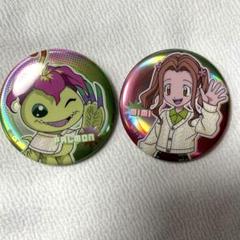 デジモン ハロウィン ドでか 缶バッジ ミミ デジモン 太刀川ミミ パルモン Anime Japan 缶バッジセット