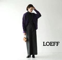 ロエフ LOEFF ウール ギャバジン バギー トラウザー パンツのサムネイル