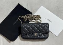 CHANEL 美品　キャビアスキン　フォンケースのサムネイル