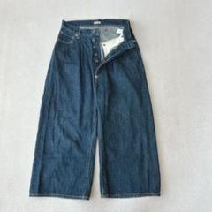 KAPITAL ライトブルー クロップドデニム 袴パンツ　ワイド　ジーンズ KAPITAL ライトブルー クロップドデニム 袴パンツ ワイド