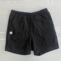 AAPE NOW ブラック　ハーフパンツ　スウェットパンツ