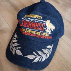 美品★90s★WILDERNESS デニムキャップ ビンテージ★