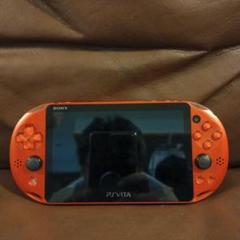 稼働確認済み　PS Vita 本体　PCH-2000 クリムゾンレッド