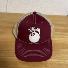 【メルカリ内一点もの】stussy メッシュキャップ STUSSY メッシュキャップ ホワイト/ブラック - メルカリ