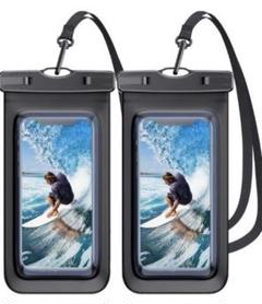 スマホ 防水ケース IPX8完全防水 タッチ可能 指紋認証/顔認証