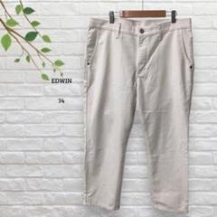 エドウィン　EDWIN 503　麻　リネン混　テーパードアンクルパンツ　メンズ