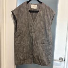 eLLa selectshop エラ　ジレ ベスト グレー mv30600-3a.jpg