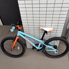 ヨツバサイクル20インチ 水色とオレンジ 自転車本体 - メルカリ