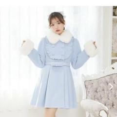 ロジータ ふーりーちゃんコラボ メイドライクドーリーコート ROJITA ふーりーちゃんコラボメイドライクドーリーコートブルー