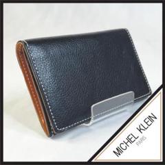 【MICHEL KLEIN（ミッシェルクラン）】カードケース（ブラック）