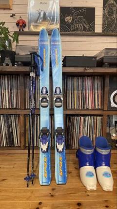 118cm 靴22cm HART 子供用カービングスキーセット 中古 (120) スキー