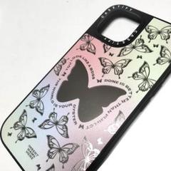 CACETIFY iPhone15ミラーケース蝶々