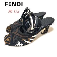 FENDI フリーダム サンダル ズッカ メッシュ パンプス