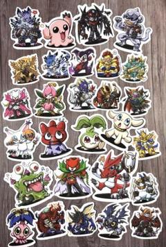 当時物　デジモン　デジタルモンスター　アルバム　シール　ステッカー デジモンアドベンチャー】メタリックステッカー ストリートvol.2