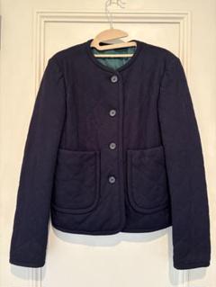 JIL SANDER ネイビー ノーカラージャケット