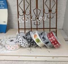 【匿名配送】sou・sou 15mmマスキングテープ６本のサムネイル
