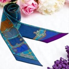 エルメス ツイリー　ツイリー　CAMAILS カメール　シルク100%