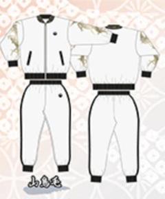 [超美品]日光一文字　ドンキコラボ　ジャージ 刀剣乱舞』山鳥毛や日光一文字など福岡一文字派のジャージがドン