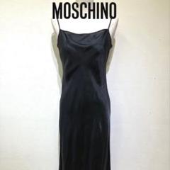 MOSCHINO ワンピース ブラック 新品】MOSCHINO モスキーノ ブラック スウェット ワンピース