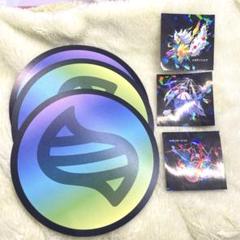 メガシンカ発見　ステッカー　メガサーナイト　メガリザードンX デンリュウ