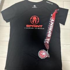 スパルタンレース2024 完走メダルTシャツSPARTAN marvel