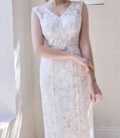 【公式、美品】Waltz Floral Lace Belted Dress 2025年最新】Waltz floral lace beltedの人気アイテム - メルカリ