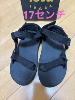 Teva キッズ用 ブラックサンダル　17センチ