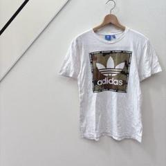 アディダスオリジナル/Tシャツ/ 半袖/カットソー/白Tシャツ/希少