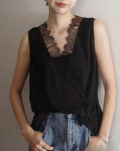 新品未使用plage 追加即完売　solstiss frenchlace ジレ plage solstiss frenchlace ジレ 新品タグ付き - メルカリ