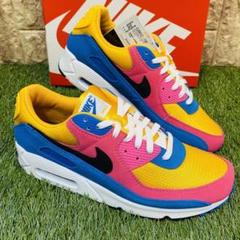 29cm エア マックス 90 NIKE AIR MAX 90 厚底 青 黄