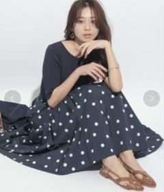 お値下げ❗️【新品未使用】ジャスグリッティー　ニットワンピース　黒 2025年最新】JUSGLITTY レディース ロングワンピースの人気