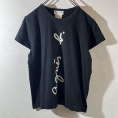 T-399 agnès b. Tシャツ ブラック S相当