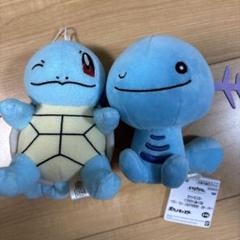 ポケモンくつろぎタイムぬいぐるみ　ウパー ポケモンつれてってぬいぐるみゼニガメ