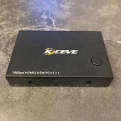 KCEVE HDMI2.0 SWITCH 5 x 1本体&USBタイプCケーブル