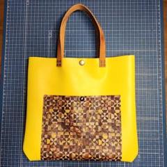 本革,レザークラフト,ハンドメイド,トートバッグ,お出かけバッグ