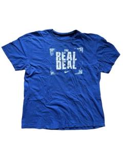 Nike 青 Tシャツ "THE REAL DEAL"