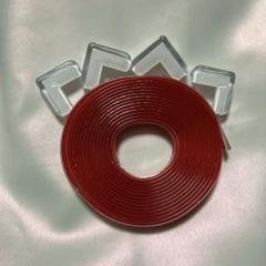 コーナーガード 透明 4個L型コーナーガード 超強粘着力